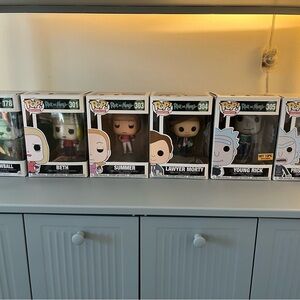 Funko Pop! Rick and Morty Figures Set (6)